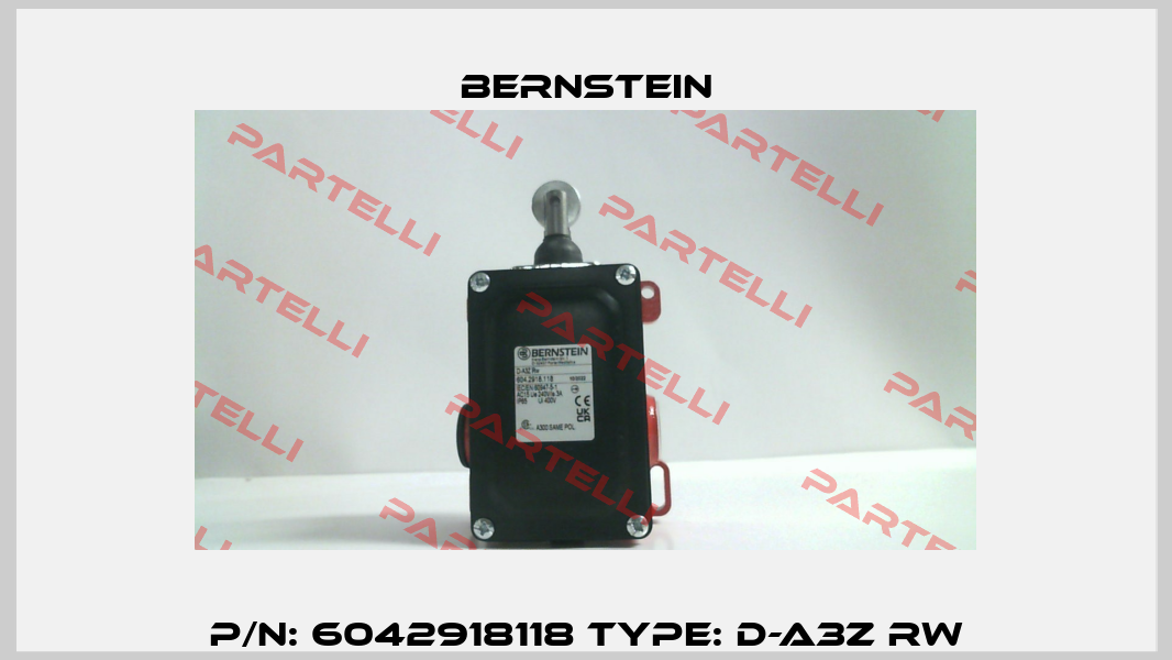 P/N: 6042918118 Type: D-A3Z RW Bernstein