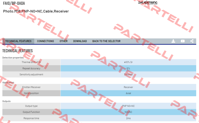 FAID/BP-0ADA Micro Detectors / Diell (now Datasensing)