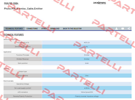 FAIH/00-0A84 Micro Detectors / Diell (now Datasensing)