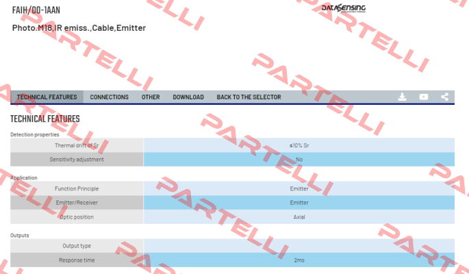 FAIH/00-1AAN Micro Detectors / Diell (now Datasensing)