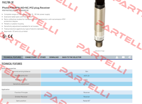 FAIZ/BN-3E Micro Detectors / Diell (now Datasensing)