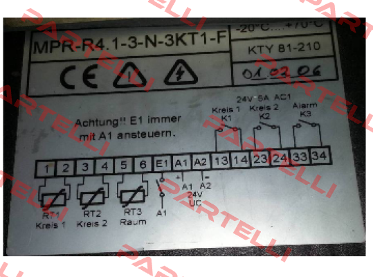 MPR-R4.1-3-N-3KT1-F  KTY81-210 (OEM)  Welba