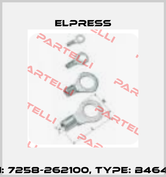 p/n: 7258-262100, Type: B4643R Elpress