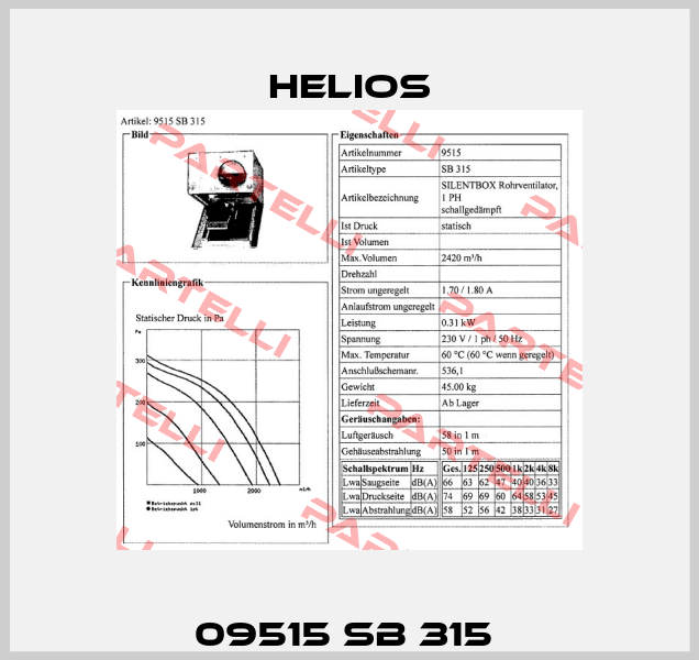 09515 SB 315  Helios