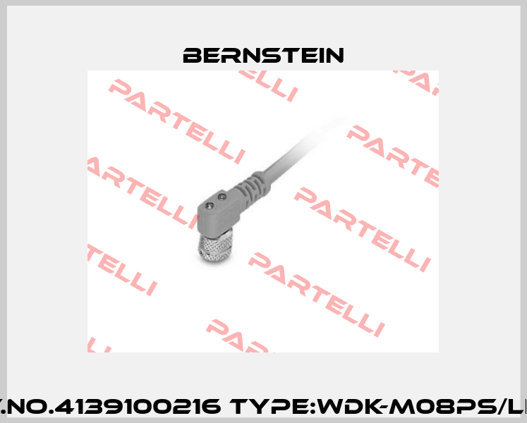 Art.No.4139100216 Type:WDK-M08PS/LL2-5 Bernstein