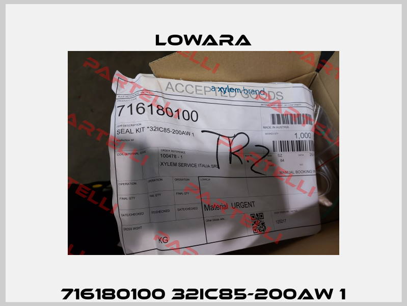716180100 32IC85-200AW 1 Lowara
