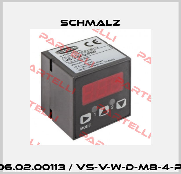 10.06.02.00113 / VS-V-W-D-M8-4-PNP Schmalz