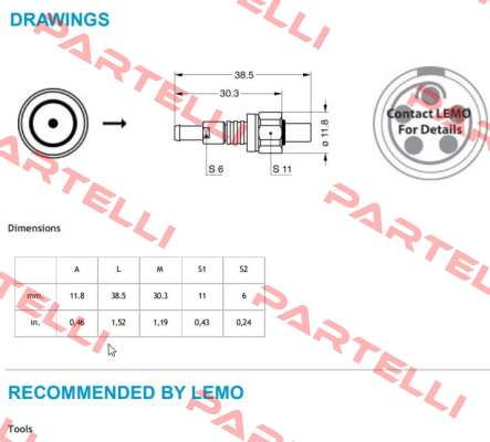 FVN.03.250.SLAC31 Lemo