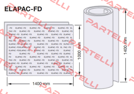 ELAPAC-Platte 2mm Elaflex
