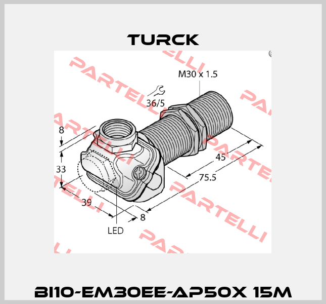 BI10-EM30EE-AP50X 15M Turck