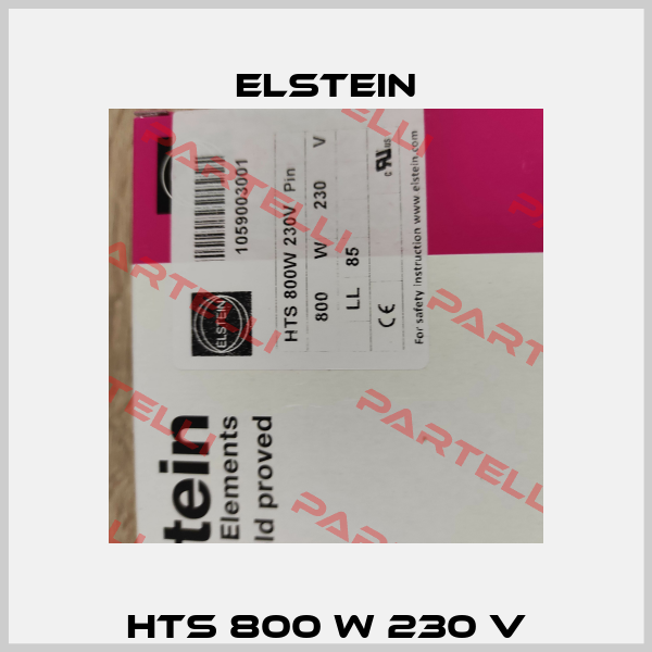 HTS 800 W 230 V Elstein