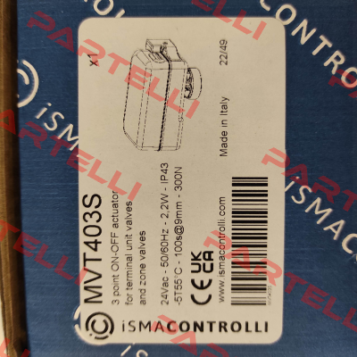 MVT403S iSMA CONTROLLI