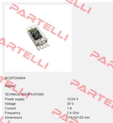 RCSP240A04 TELECO Automation