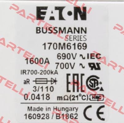 170M6169 BUSSMANN / EATON