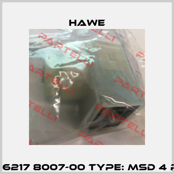 P/N: 6217 8007-00 Type: MSD 4 P 63 Hawe