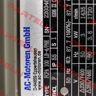 FCPA 100 LB4 / PHE AC Motoren