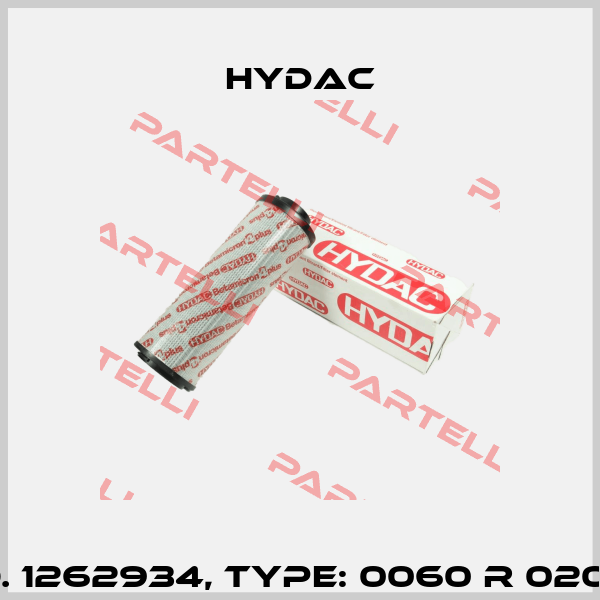 Mat No. 1262934, Type: 0060 R 020 BN4HC Hydac