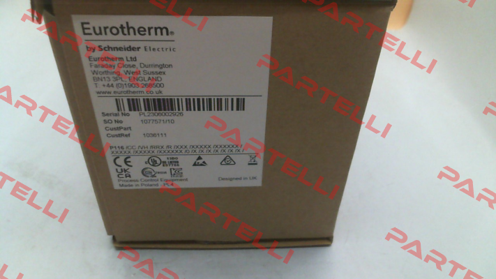 P116/CC/VH/RR/XXX Eurotherm