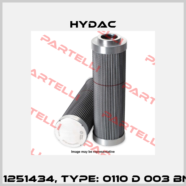 Mat No. 1251434, Type: 0110 D 003 BN4HC /-V Hydac