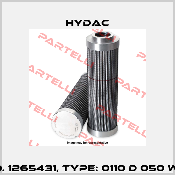 Mat No. 1265431, Type: 0110 D 050 W/HC /-W Hydac