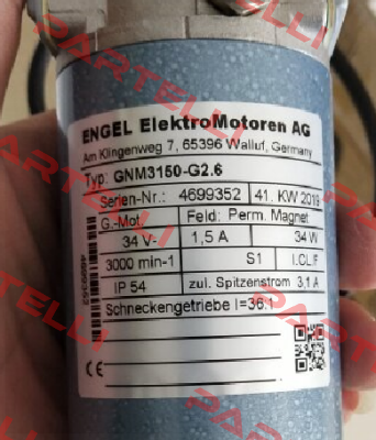GNM3150−G2.6 Engel Motor