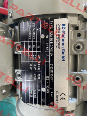 FCPA 56 B-2/HE AC Motoren