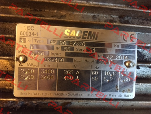 AP 90 B, 320 mm  Sacemi