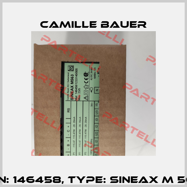 P/N: 146458, Type: SINEAX M 563 Camille Bauer