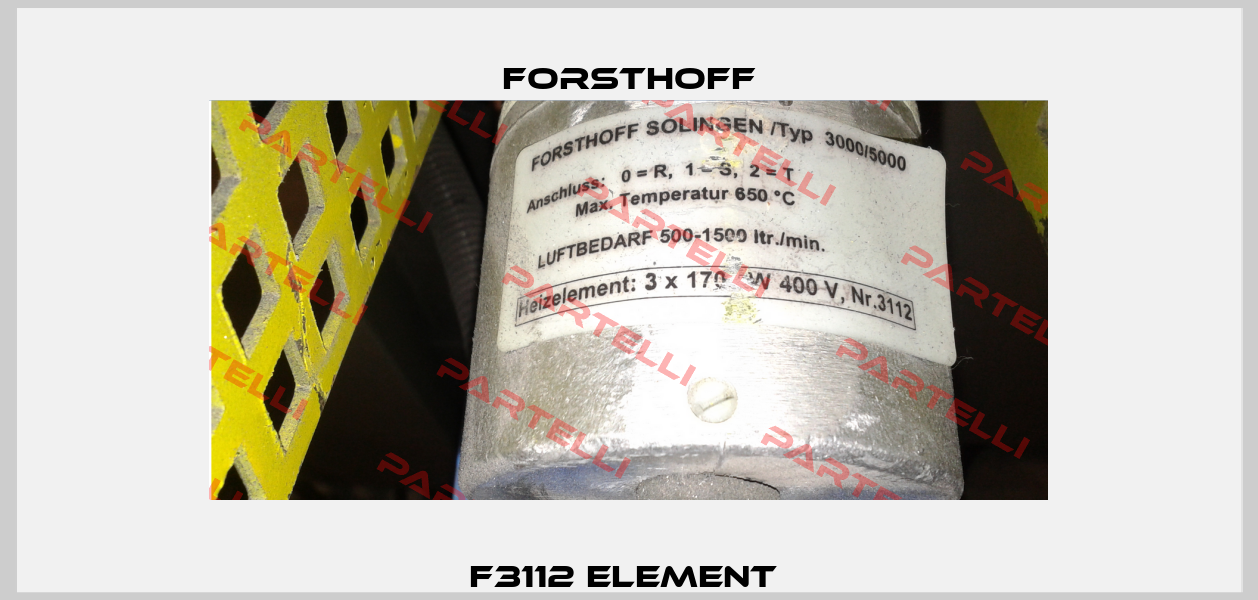 F3112 Element  Forsthoff