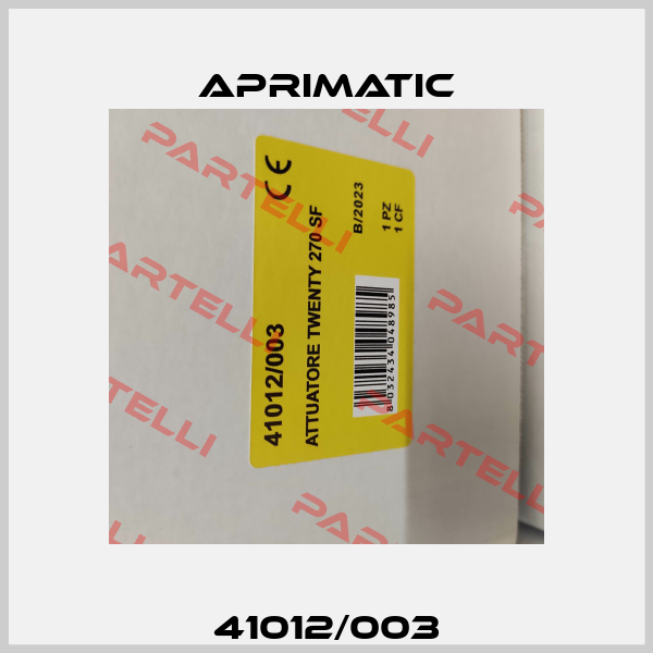 41012/003 Aprimatic