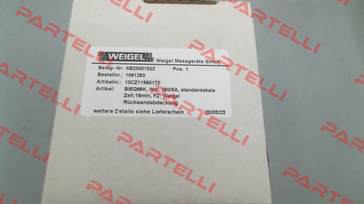 BiEQ 96K Weigel