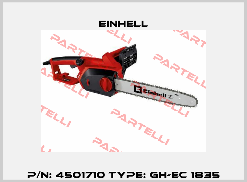 P/N: 4501710 Type: GH-EC 1835 Einhell