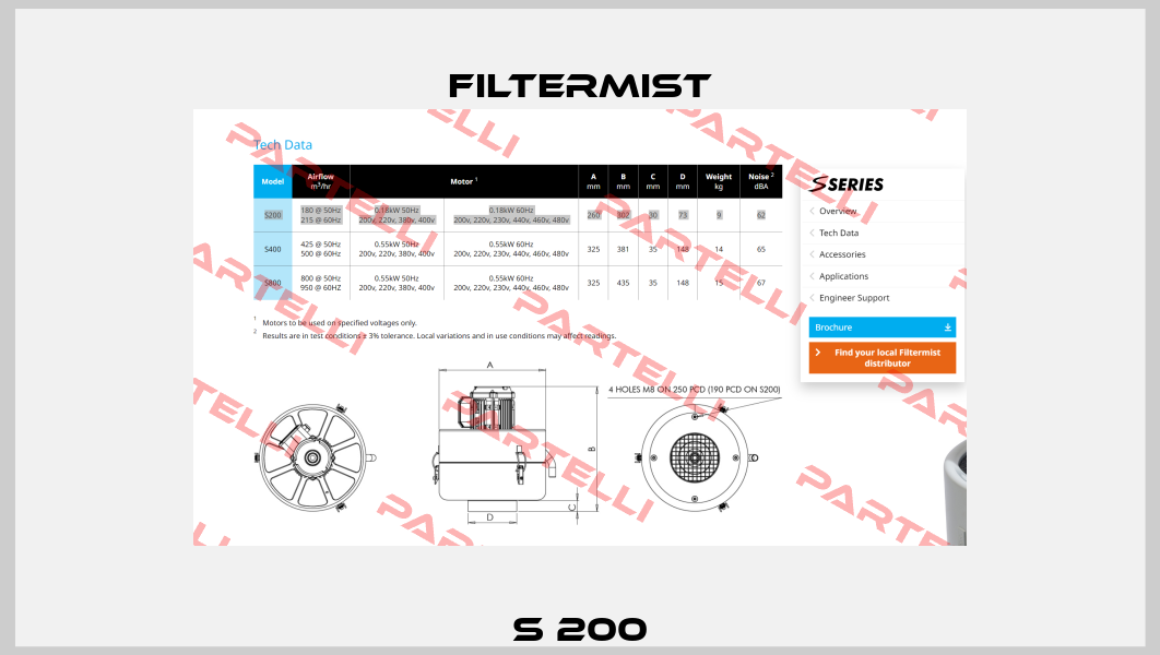 S 200 Filtermist