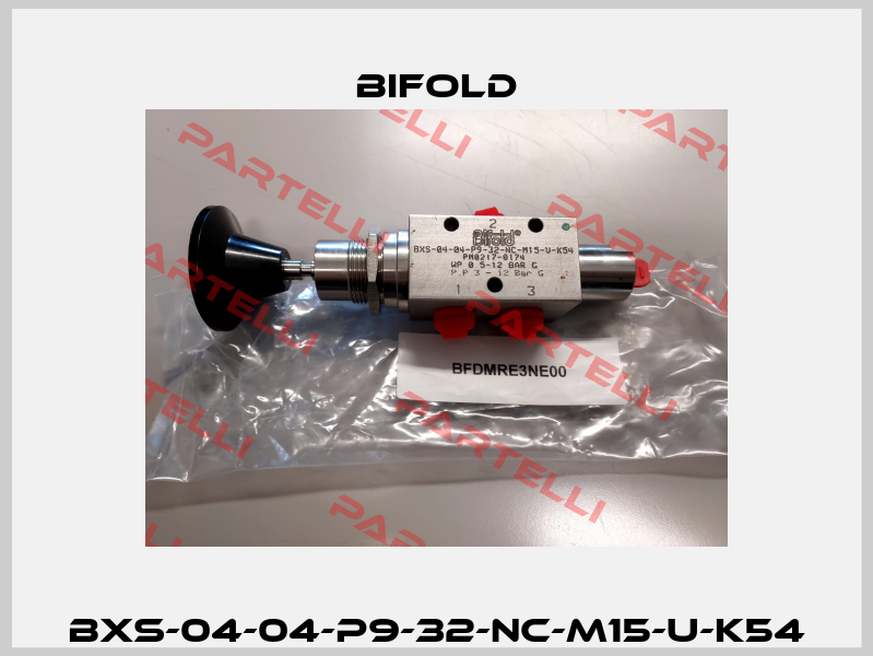 BXS-04-04-P9-32-NC-M15-U-K54 Bifold