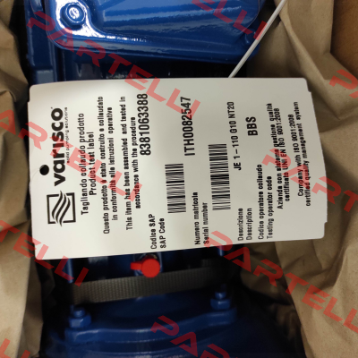 407.965/JE-1-110 G10 NT20 Varisco pumps
