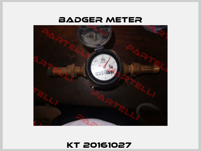 KT 20161027  Badger Meter