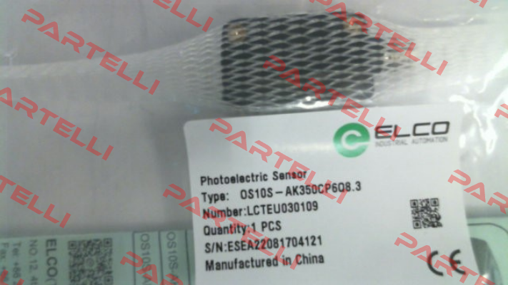 OS10S-AK350CP6Q8.3 Elco