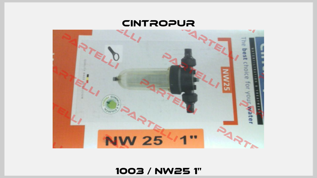 1003 / NW25 1" Cintropur