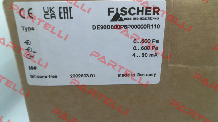 DE90D800P6P00000R112 Fischer Mess Regeltechnik