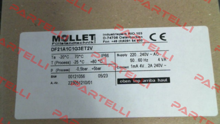 DF21A1C1G3ET2V Mollet
