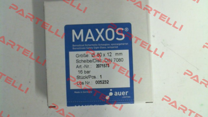 P/N: 2071573, Type: DIN 7080 - 80x12mm Maxos