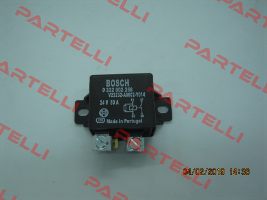0 332 002 258 Bosch