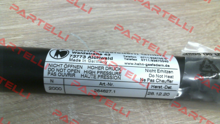 G14-28ST-22504 Hahn Gasfedern