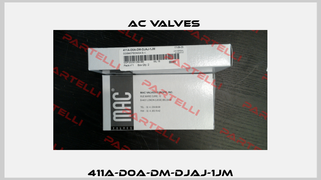 411A-D0A-DM-DJAJ-1JM МAC Valves