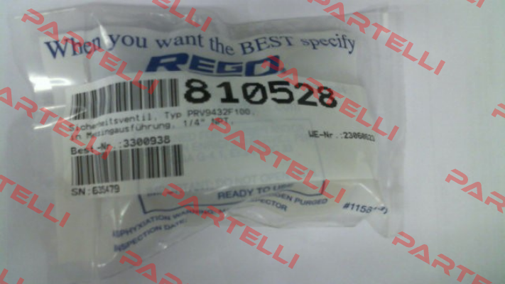 PRV9432F100 (810528) Rego