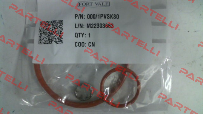 Super Maxi 80mm flange gasket kit (000/1PVSK80) Fort Vale