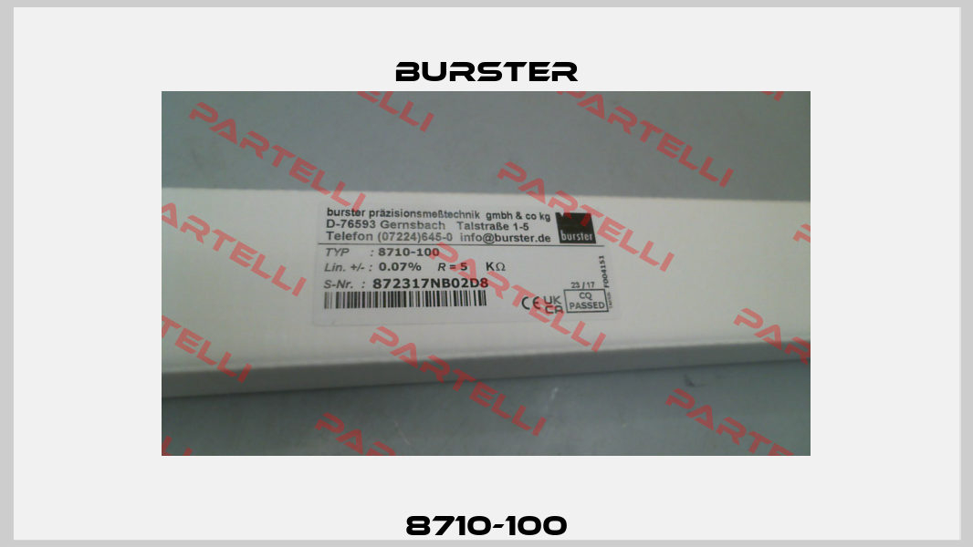 8710-100 Burster