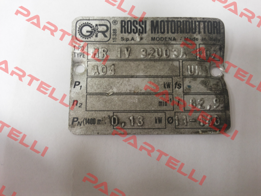 MR IV 32 UO3A - 63A 4  Rossi