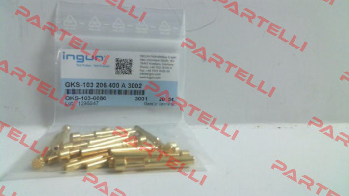 GKS-103 206 400 A 3002 Ingun