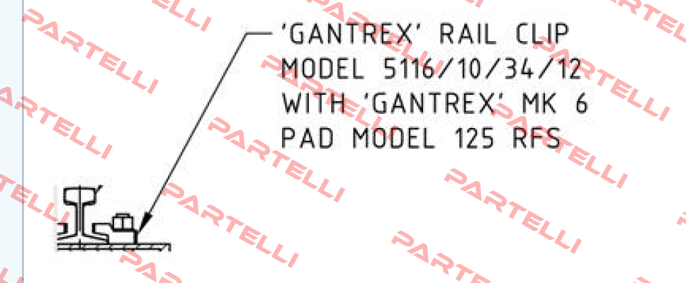 GANTREX RailLok BG10/BN fvz Gantrex